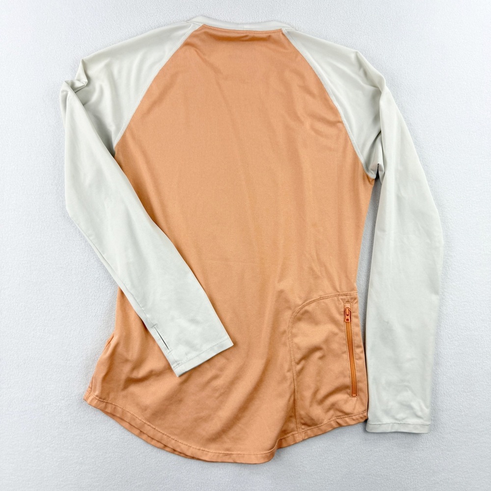 Patagonia Tropic Comfort Womens Crew Long Sleeve Shirt Size S Pink / White 52105 - Picture 2 of 12
